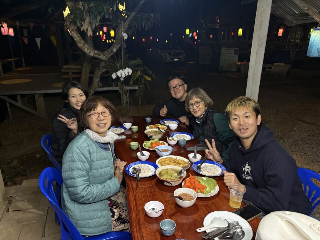 リス族ごはんの夕食