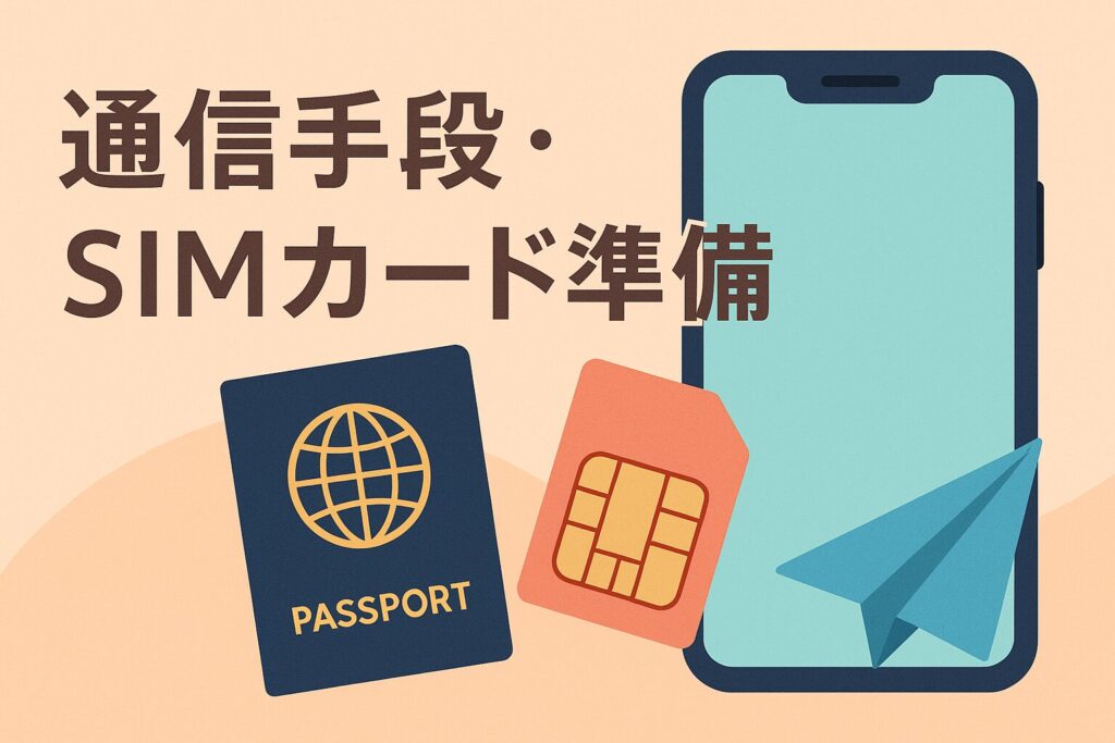 通信手段・SIMカード