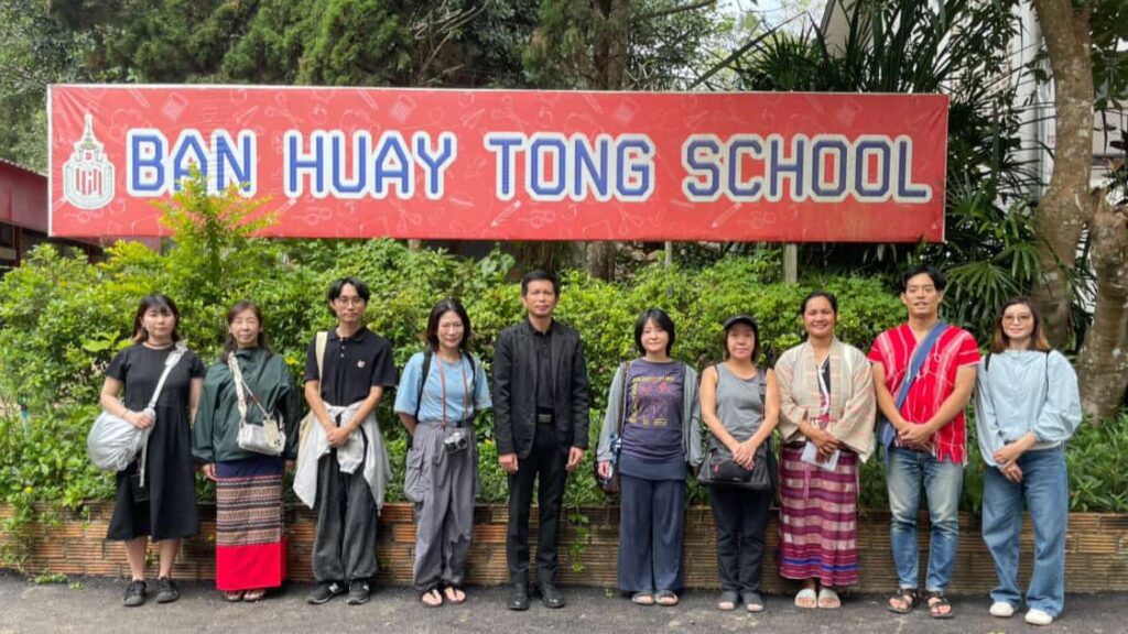 お客様と状況視察