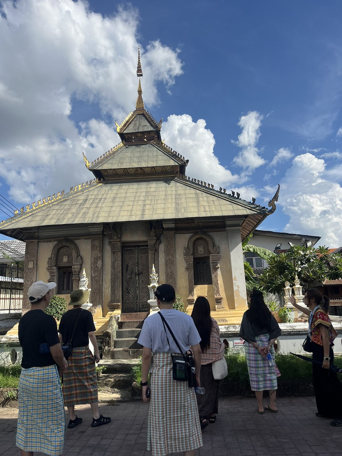 チェンマイ最古と伝わる寺院の建物